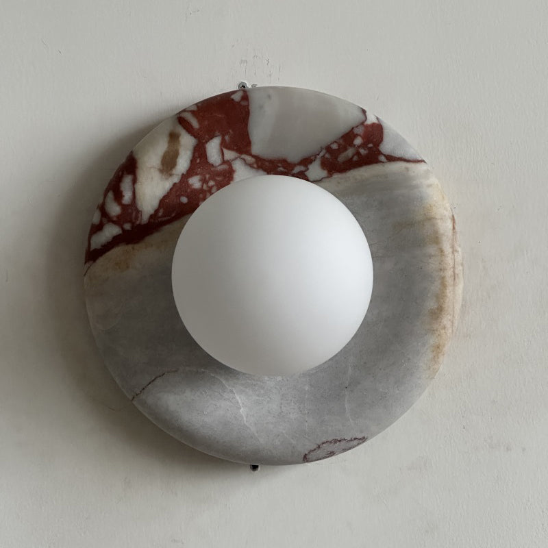 Lavisa - Modern Disc Globe Wall Light - Minimalist LED Fixture