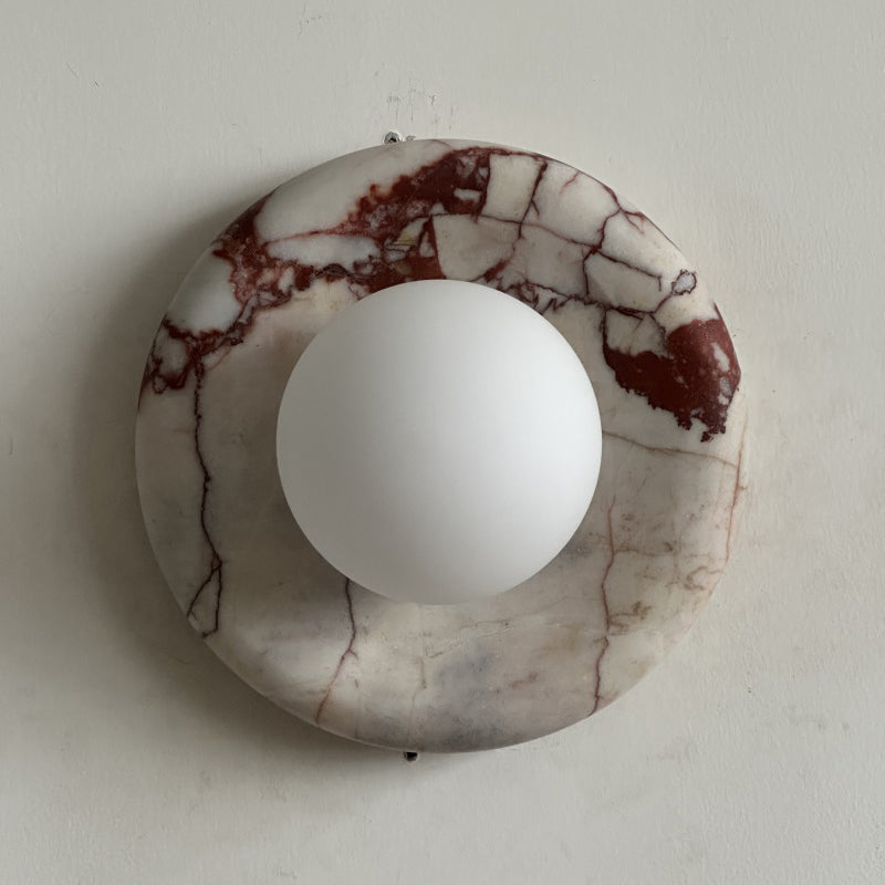 Lavisa - Modern Disc Globe Wall Light - Minimalist LED Fixture