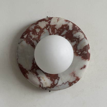 Lavisa - Modern Disc Globe Wall Light - Minimalist LED Fixture