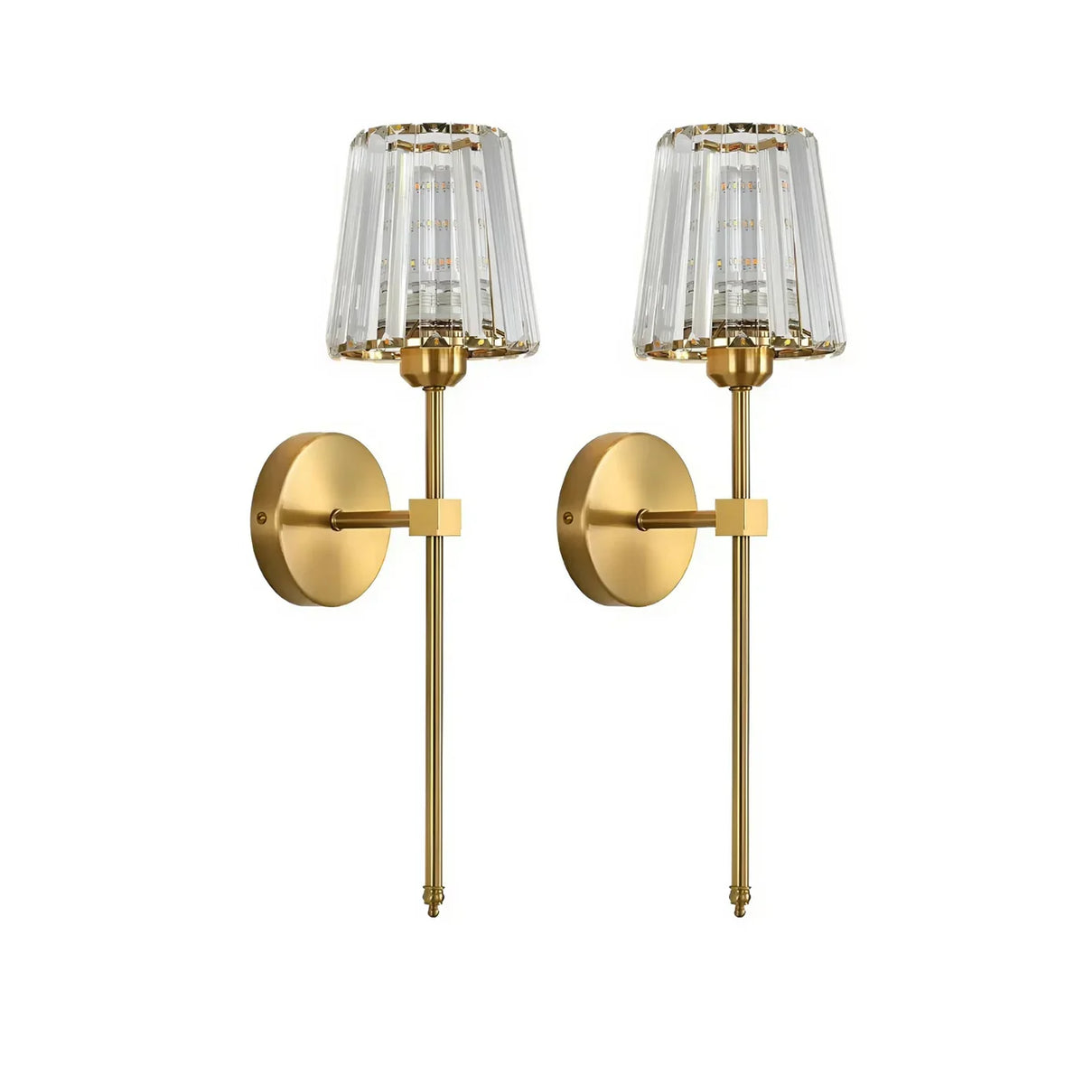 Lavisa - Wireless Wall Sconces Set of 2 Magnetic Rechargeable LED Lights