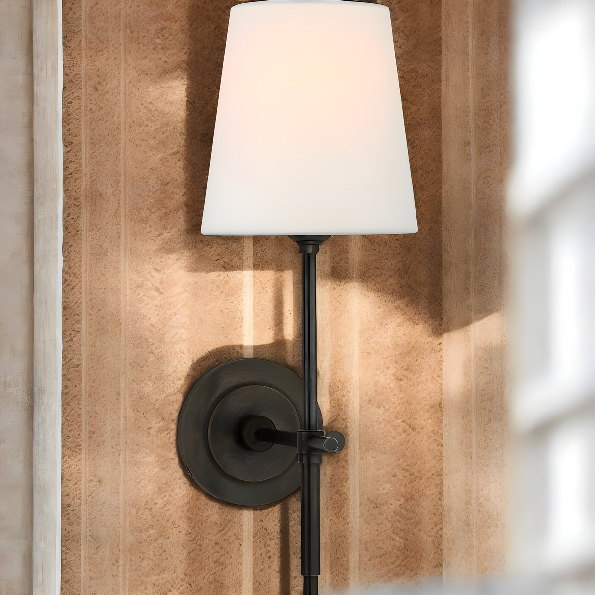 Lavisa - Vintage Tapered Shade Wall Light