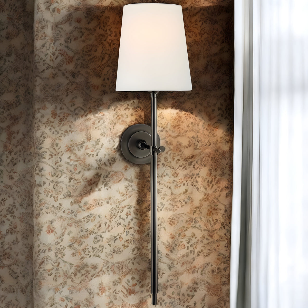 Lavisa - Vintage Tapered Shade Wall Light
