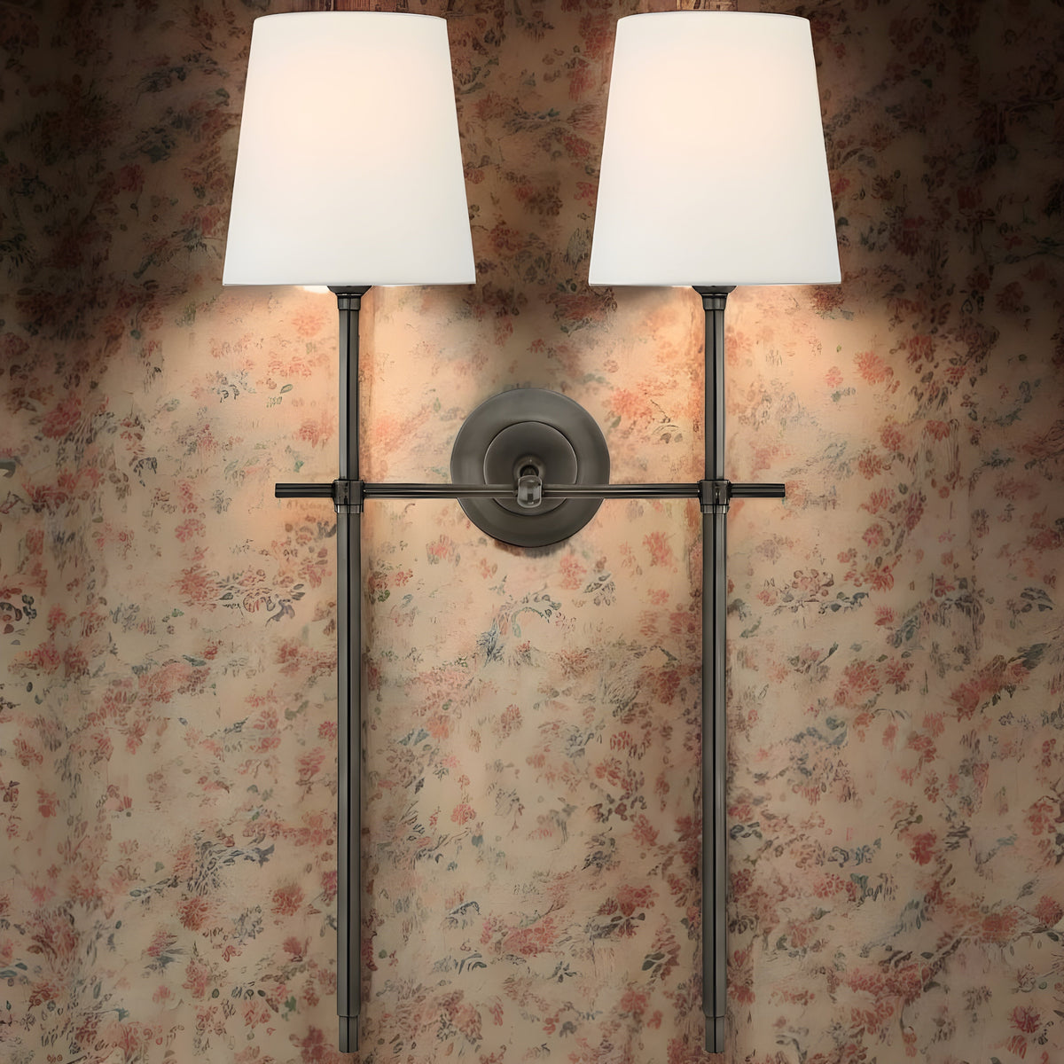 Lavisa - Vintage Tapered Shade Wall Light