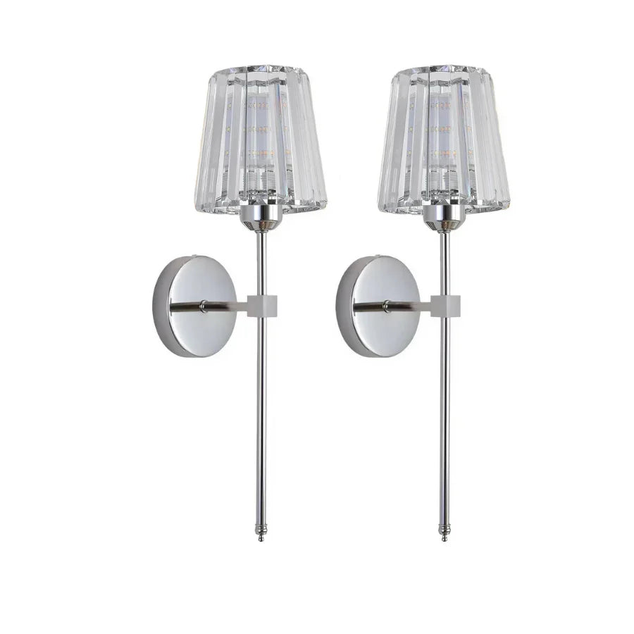 Lavisa - Wireless Wall Sconces Set of 2 Magnetic Rechargeable LED Lights
