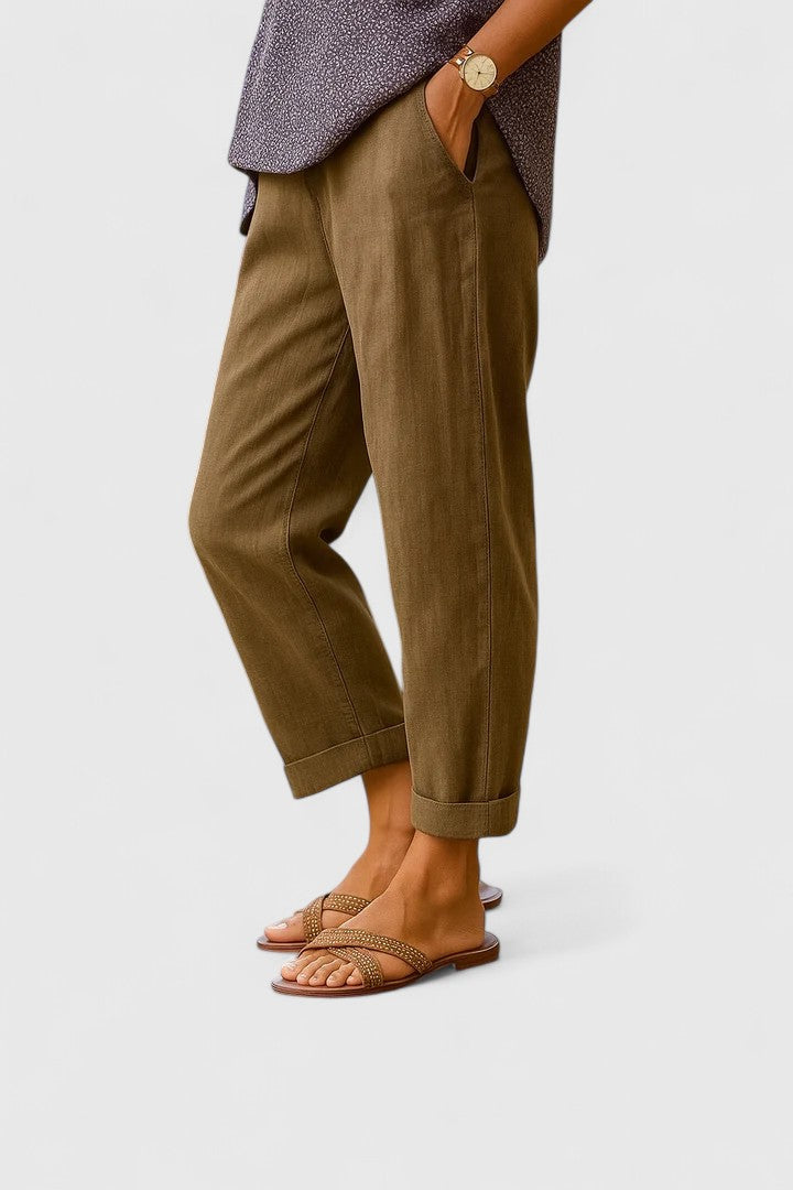 Lavisa - Lightweight Breathable Straight-Leg Pants
