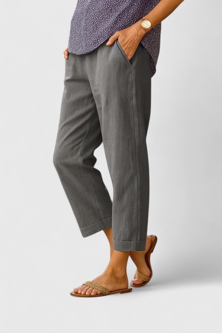 Lavisa - Lightweight Breathable Straight-Leg Pants