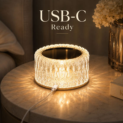 Lavisa - Dazzling Diamond Crystal Touch Table Lamp