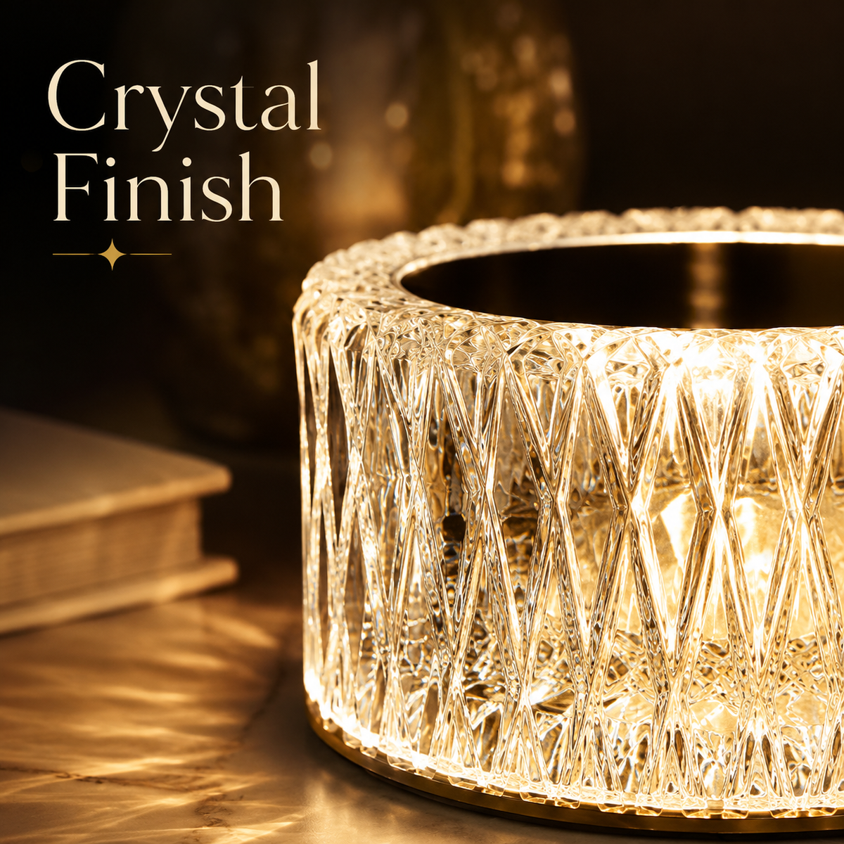 Lavisa - Dazzling Diamond Crystal Touch Table Lamp