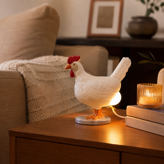 Lavisa - Cute Chicken Night Light Resin Table Lamp