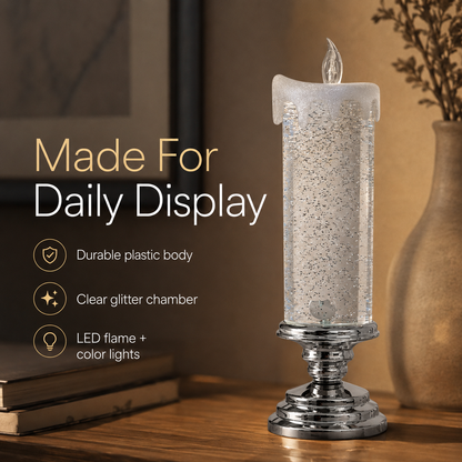 Lavisa - Glimmering Glitter Glow LED Candle