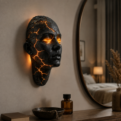 Lavisa - Cracked Soul Wall Lamp Sculptural LED Accent Light