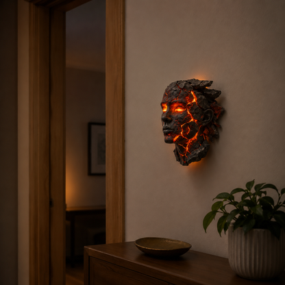 Lavisa - Cracked Soul Wall Lamp Sculptural LED Accent Light