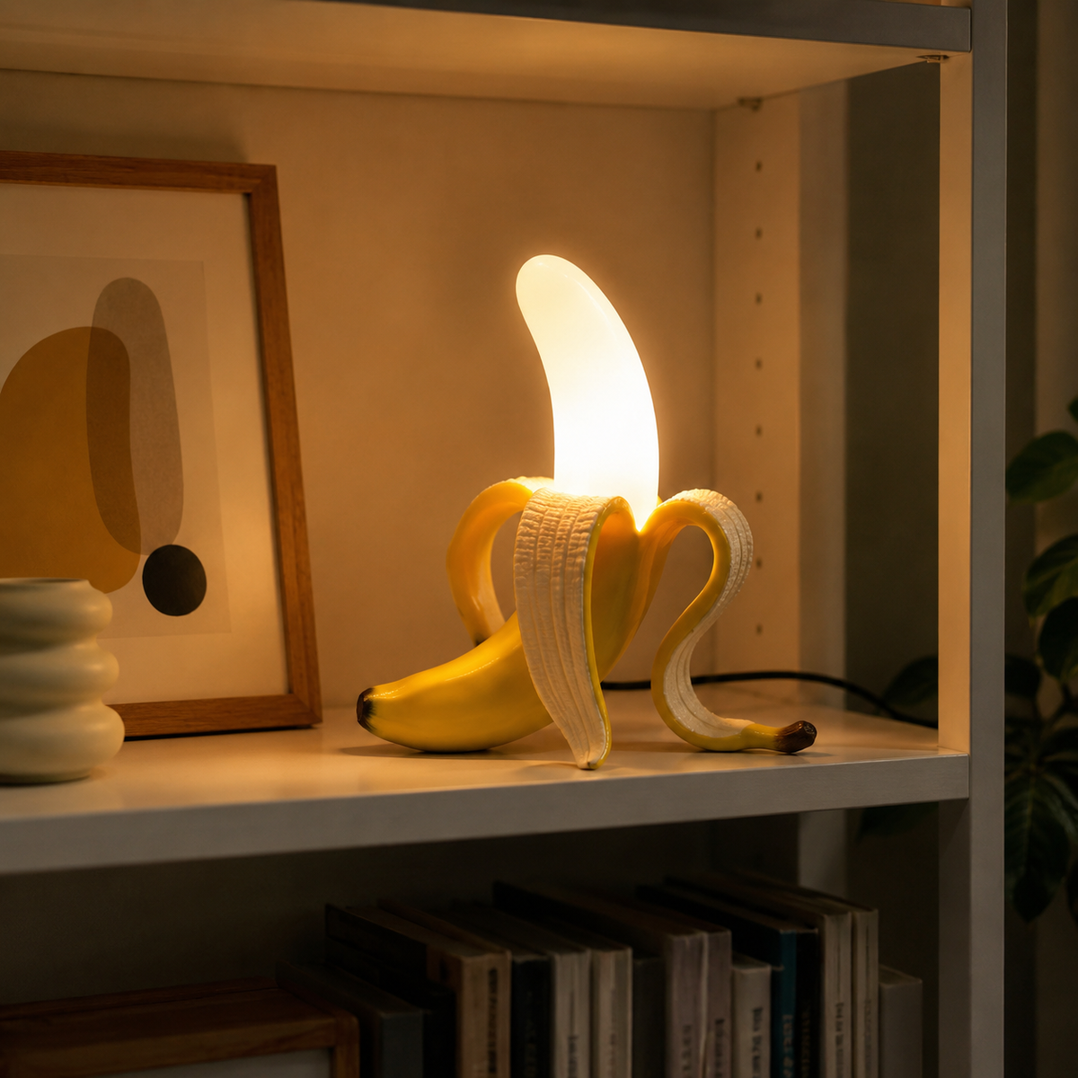 Lavisa - Unique Banana Art Deco Table Lamp