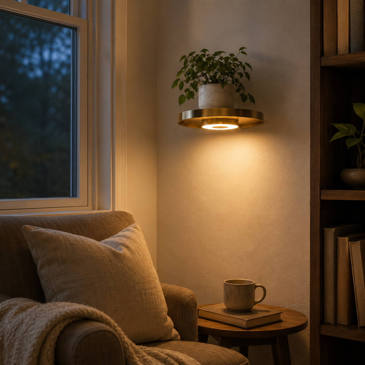 Lavisa - Floating Wall Shelf with Ambient LED