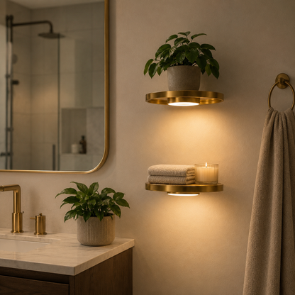 Lavisa - Floating Wall Shelf with Ambient LED