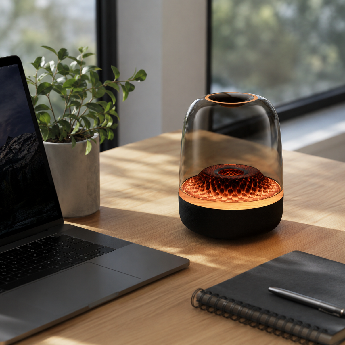 Lavisa - Portable Bluetooth Speaker With RGB Ambient Lights