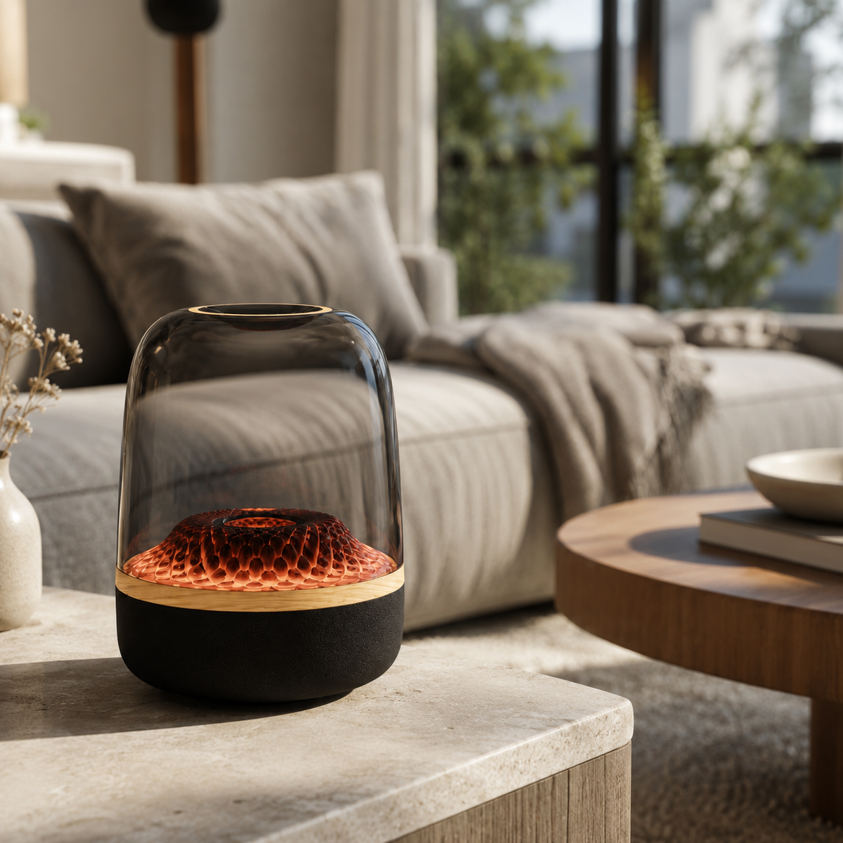 Lavisa - Portable Bluetooth Speaker With RGB Ambient Lights