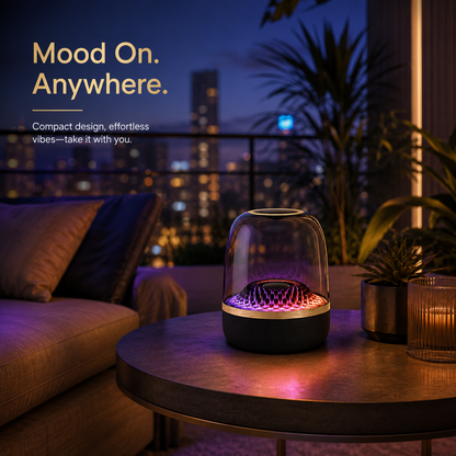 Lavisa - Portable Bluetooth Speaker With RGB Ambient Lights