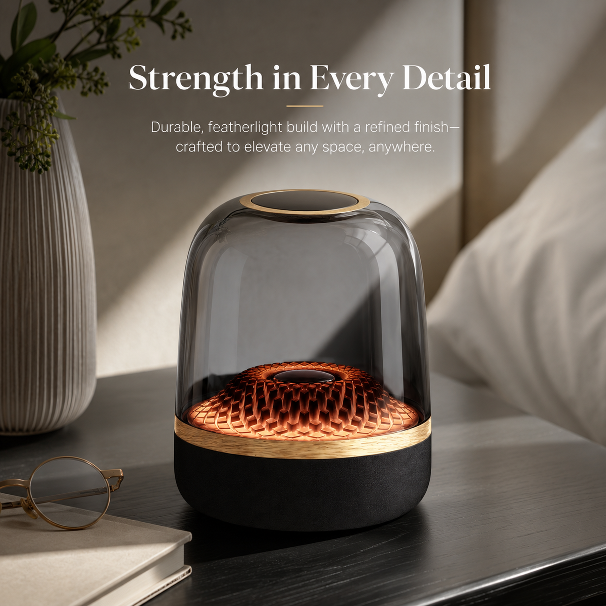 Lavisa - Portable Bluetooth Speaker With RGB Ambient Lights