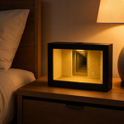 Lavisa - Backrooms Infinity Mirror Tunnel Ambient Lamp