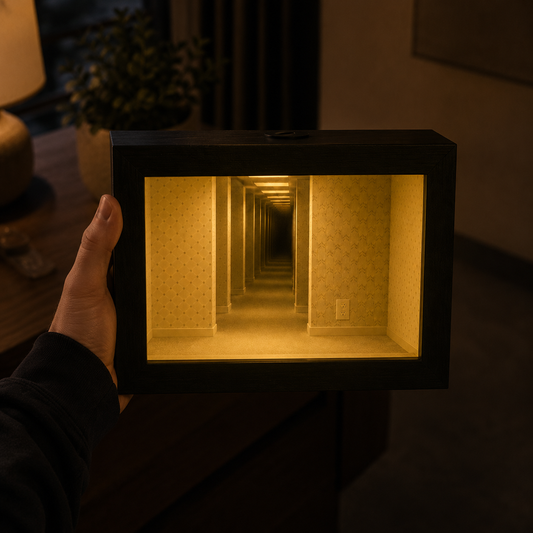 Lavisa - Backrooms Infinity Mirror Tunnel Ambient Lamp