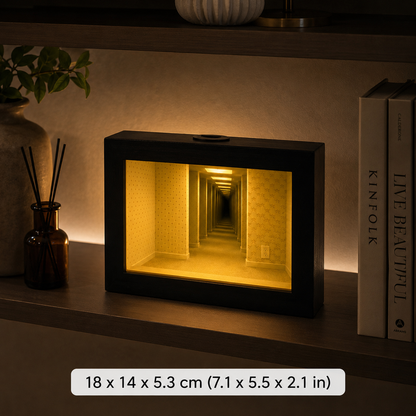 Lavisa - Backrooms Infinity Mirror Tunnel Ambient Lamp