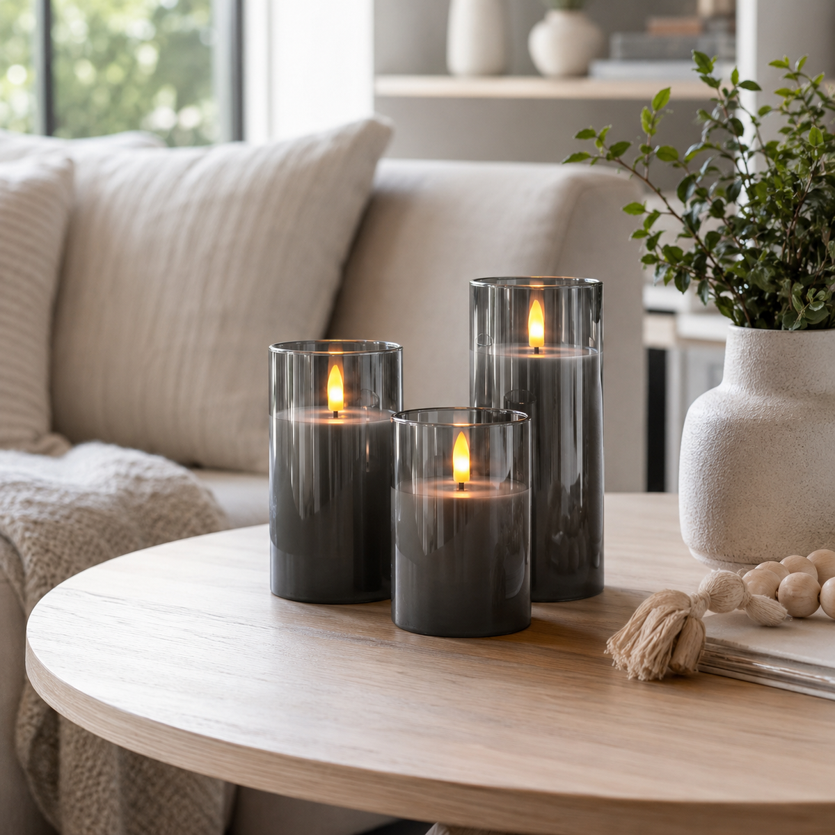 Lavisa - Flameless Candle Set with Remote