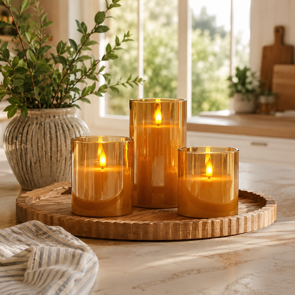 Lavisa - Flameless Candle Set with Remote