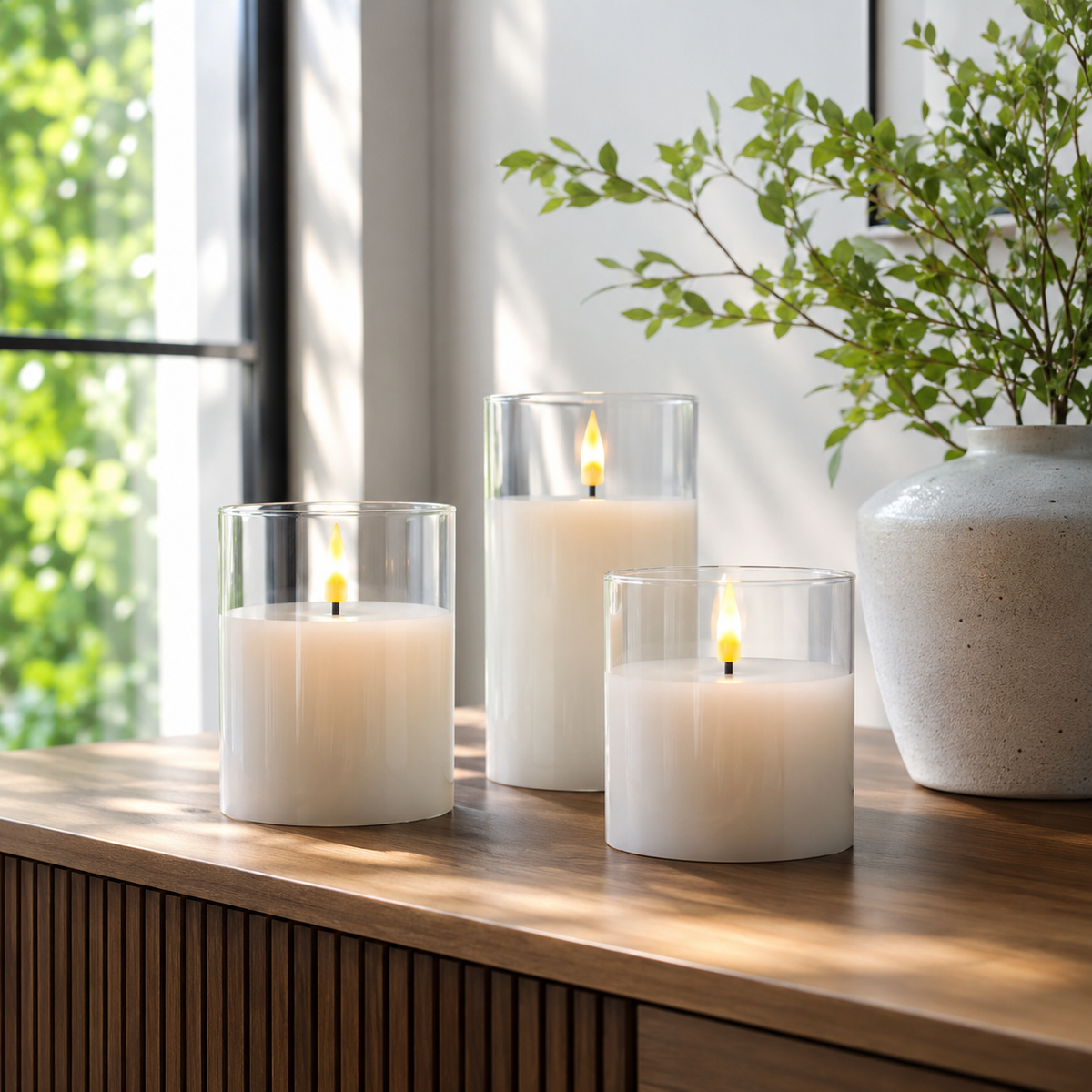 Lavisa - Flameless Candle Set with Remote