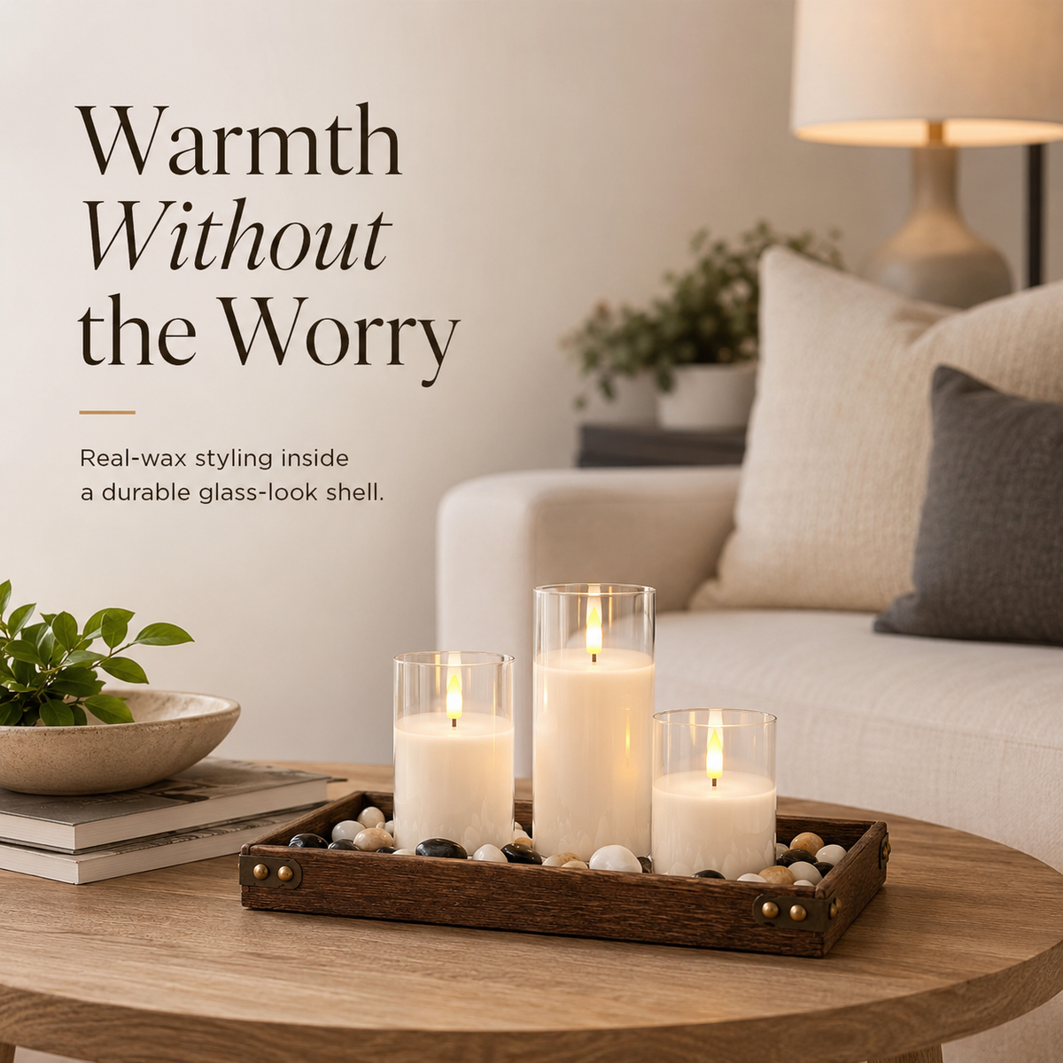 Lavisa - Flameless Candle Set with Remote