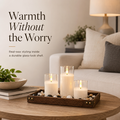 Lavisa - Flameless Candle Set with Remote