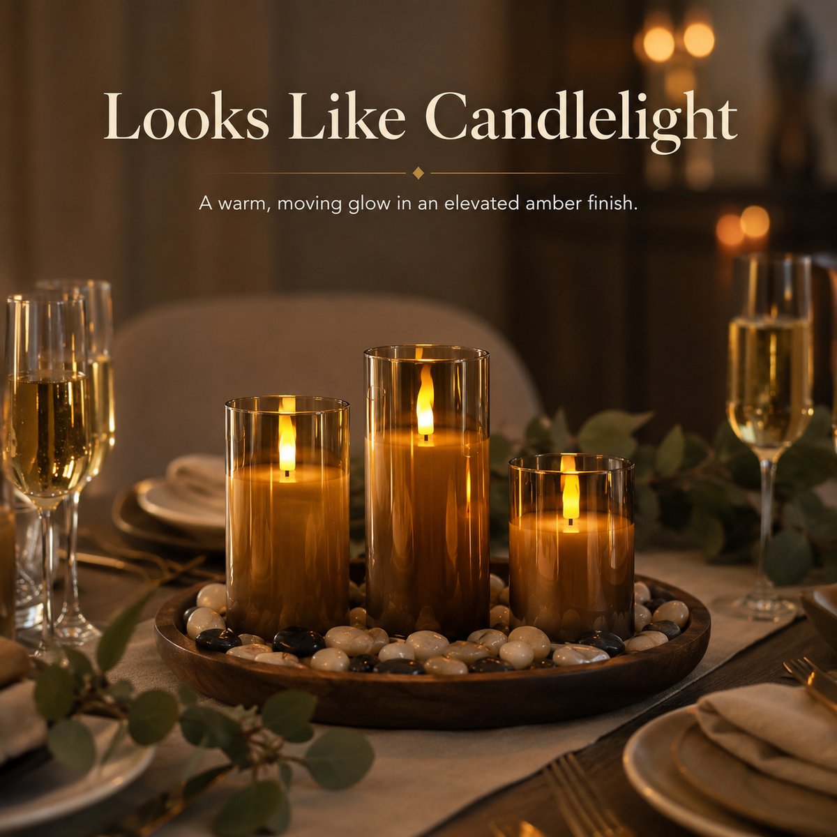 Lavisa - Flameless Candle Set with Remote