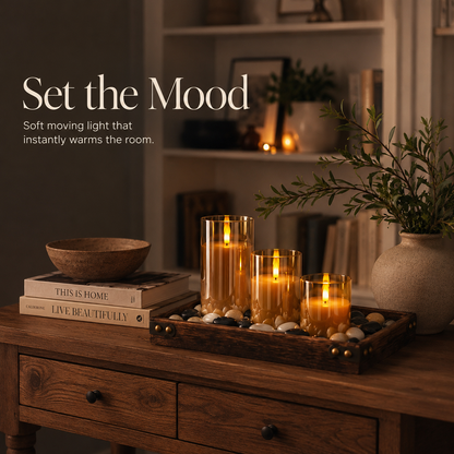 Lavisa - Flameless Candle Set with Remote