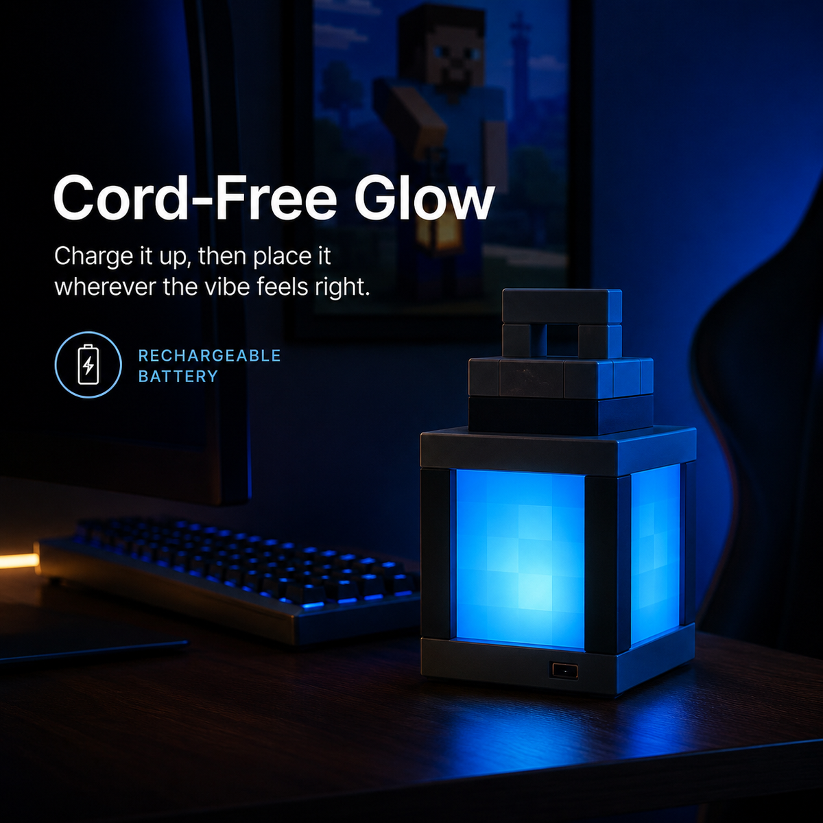 Lavisa - Pixel Lantern LED Night Light