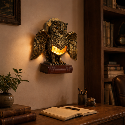 Lavisa - Vintage Owl Accent Lamp