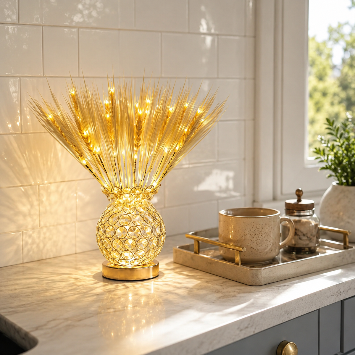 Lavisa - Golden Harvest LED Table Lamp
