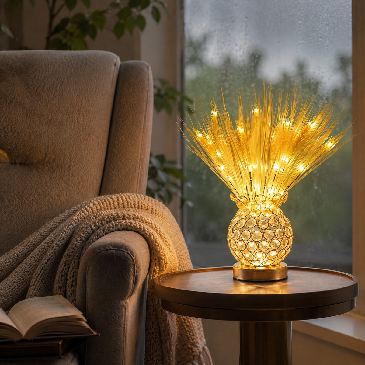 Lavisa - Golden Harvest LED Table Lamp