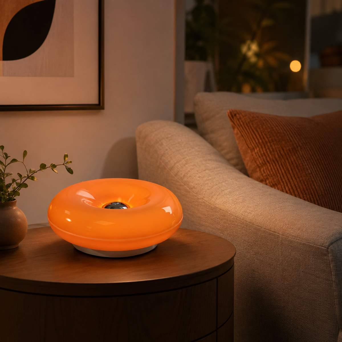 Lavisa - Sculptural Donut Lamp