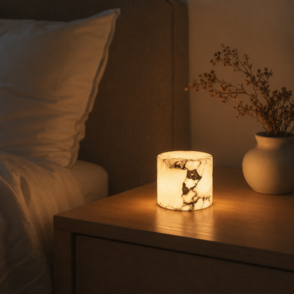 Lavisa - Cordless Real Marble Touch Table Lamp