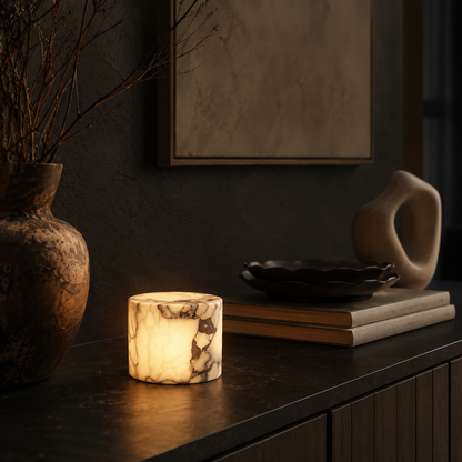Lavisa - Cordless Real Marble Touch Table Lamp