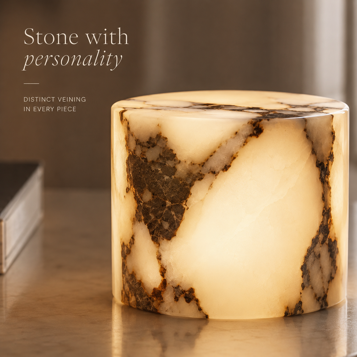 Lavisa - Cordless Real Marble Touch Table Lamp