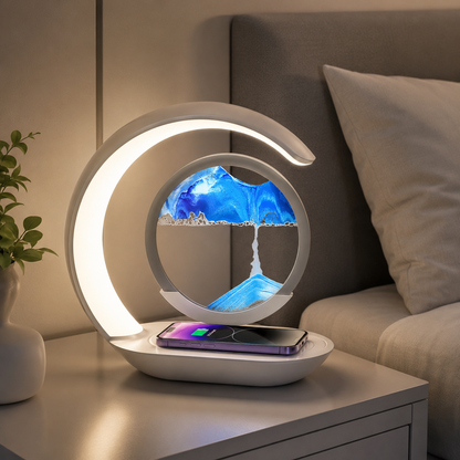 Lavisa - Luma Flow Sandscape Wireless Charging LED Lamp