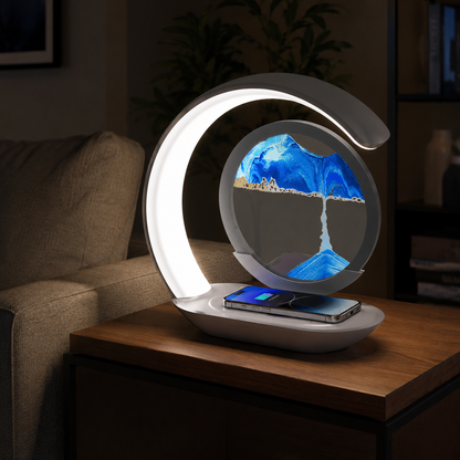 Lavisa - Luma Flow Sandscape Wireless Charging LED Lamp