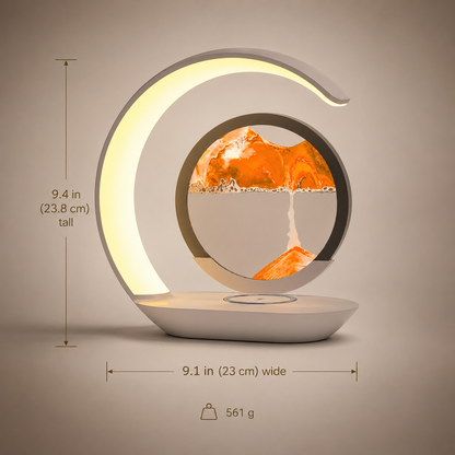Lavisa - Luma Flow Sandscape Wireless Charging LED Lamp