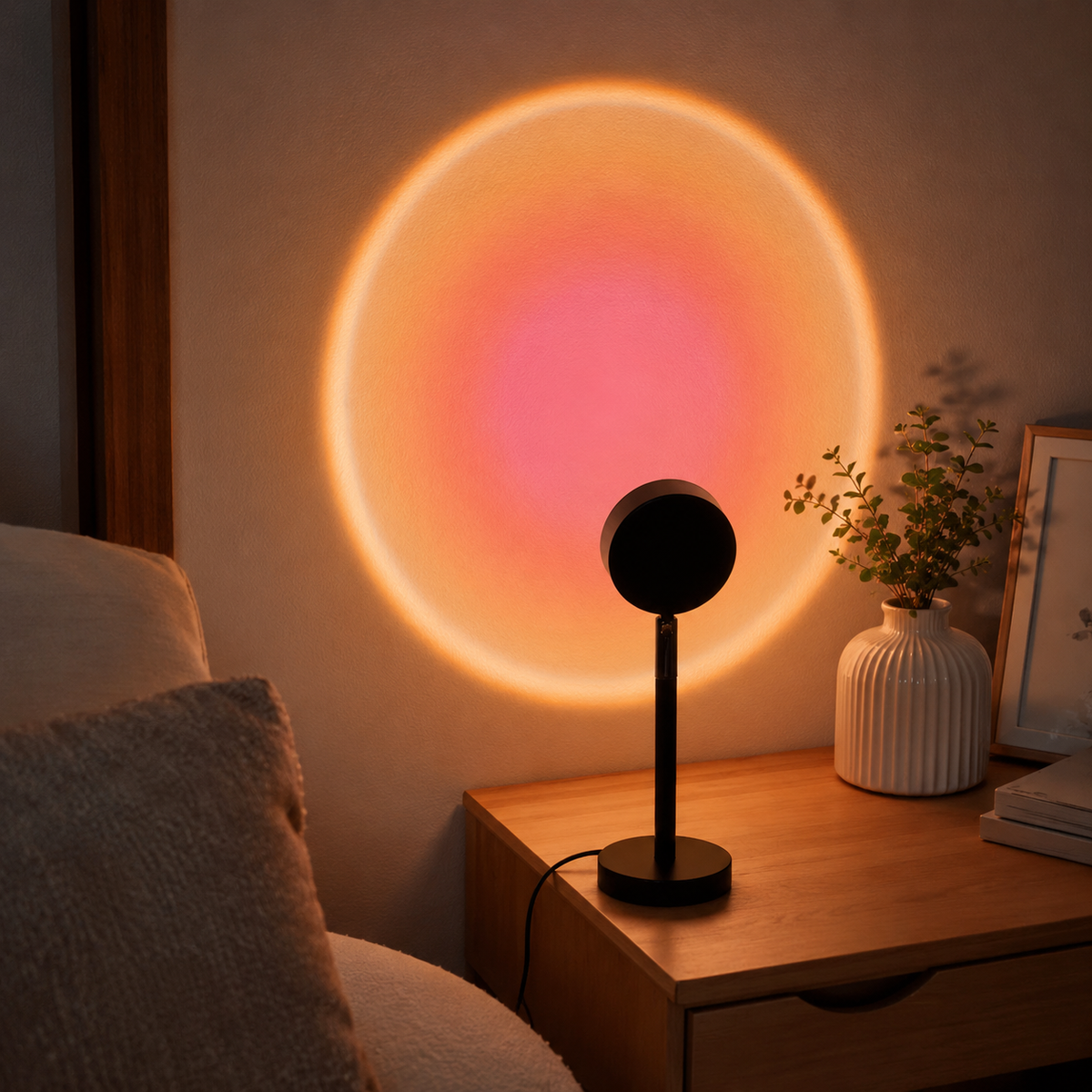 Lavisa - Sunset Projector Lamp 16 Colors Remote Control LED Light