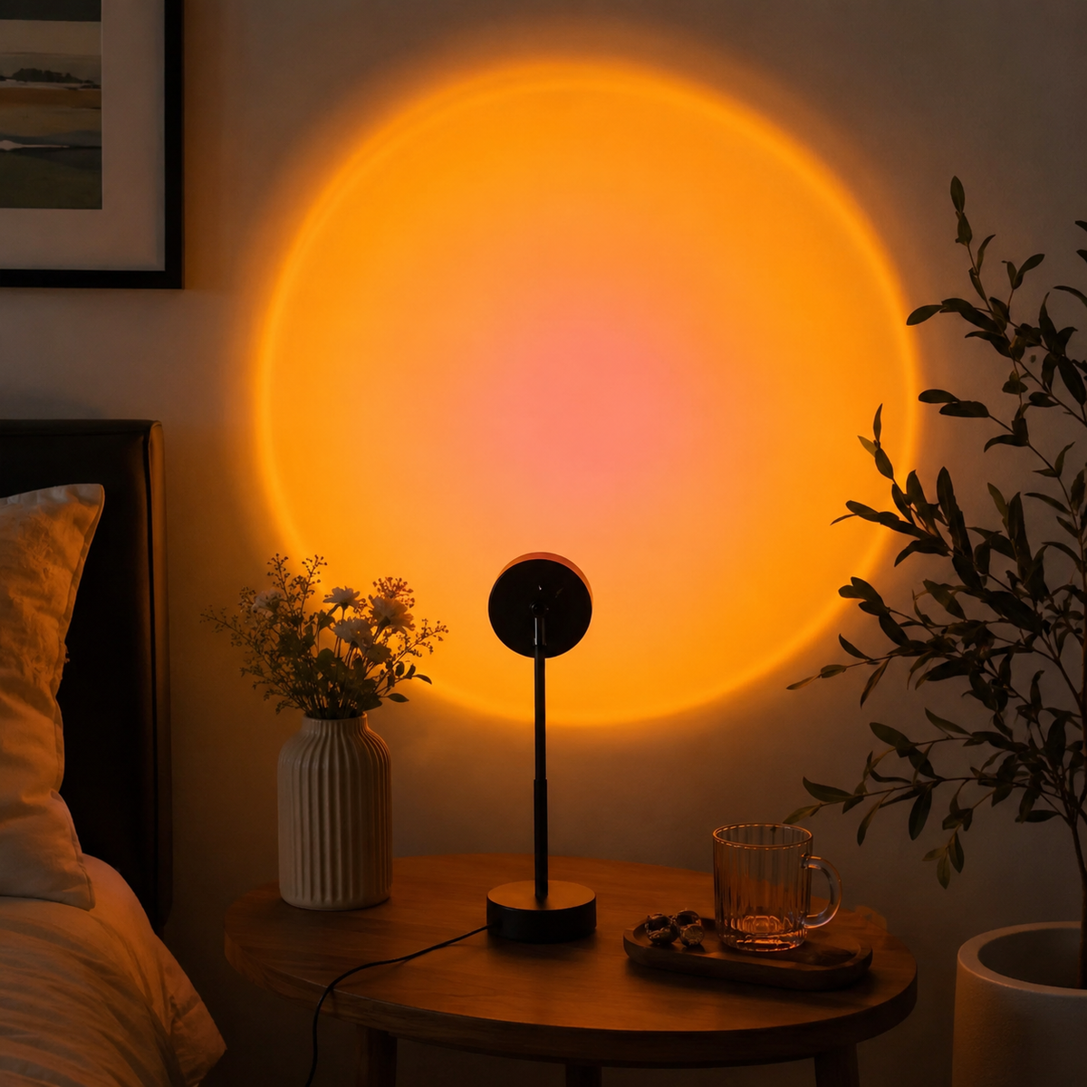 Lavisa - Sunset Projector Lamp 16 Colors Remote Control LED Light