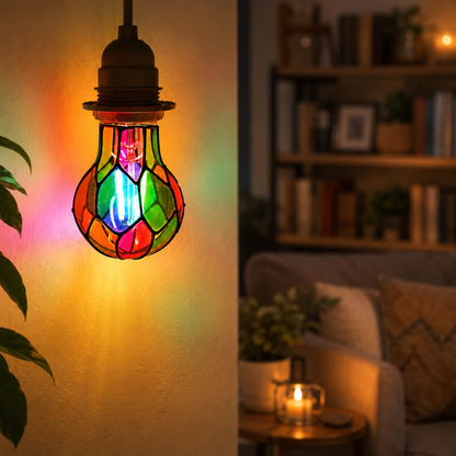 Lavisa - Stained Glass LED Light Bulb