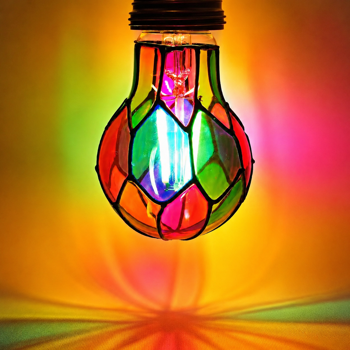 Lavisa - Stained Glass LED Light Bulb