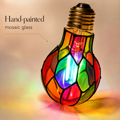 Lavisa - Stained Glass LED Light Bulb