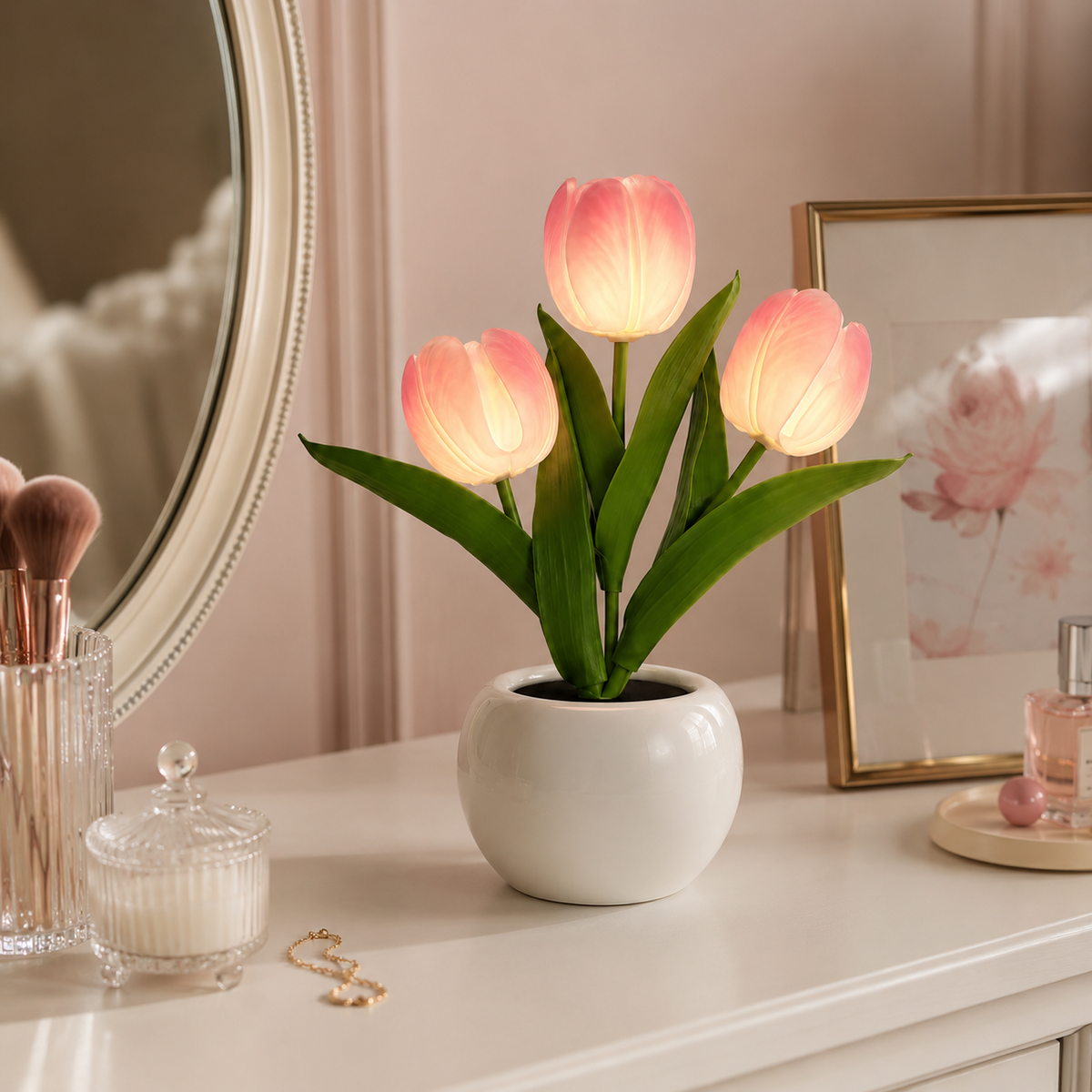 Lavisa - Realistic LED Tulip Flower Table Lamp
